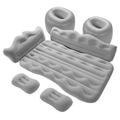 Inflatable Car Air Mattress – Portable Back Seat Travel Bed with Pillows for SUV & Sedan