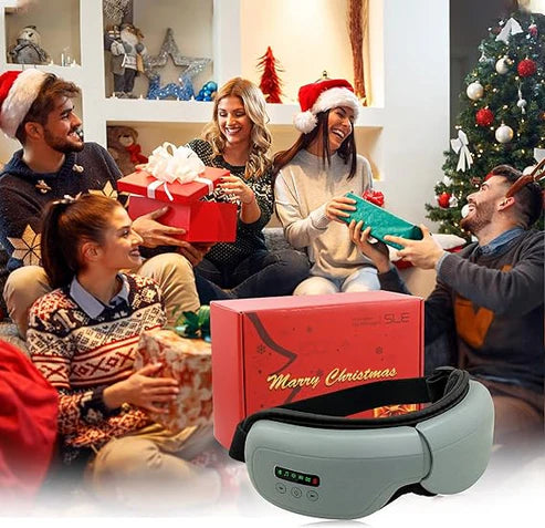Smart Electric Eye Massager with Heat & Vibration – Rechargeable Gift for Relaxation
